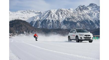 Inchcape Barbados: Britain’s fastest snowboarder and the Mitsubishi ASX break world record- #ADVENTURE ADVANCED